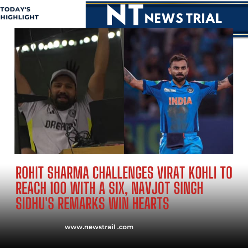 Rohit Sharma Challenges Virat Kohli To Reach 100 With A Six, Navjot Singh Sidhu's Remarks Win Hearts